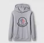 moncler sweater hoodie cheap wyk2023 badge  gray